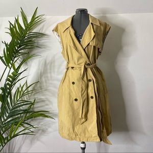 Sleeveless Trench Coat